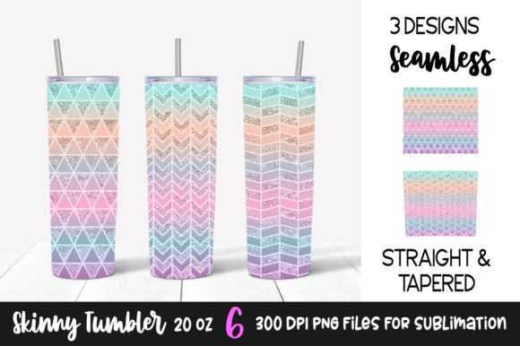 Download Pastel Geometric Glitter Tumbler Designs - Geometric Collection
