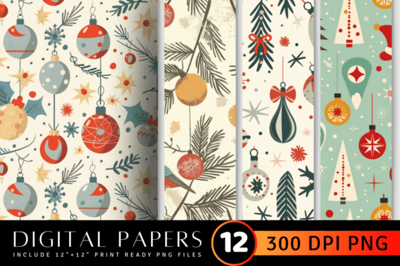Download Retro Christmas Pattern - Pattern Collection