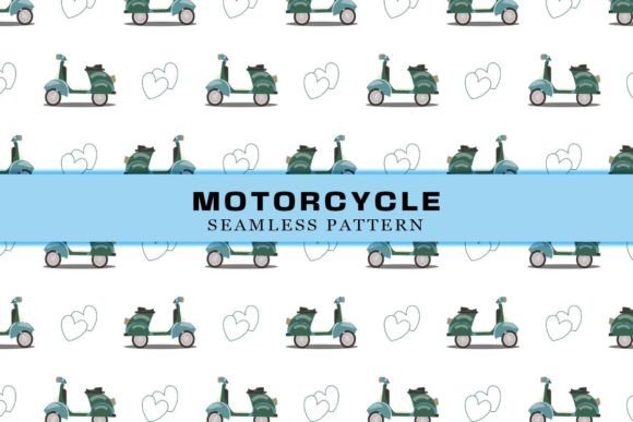 Download Motorcycle Seamless Pattern - Pattern Collection