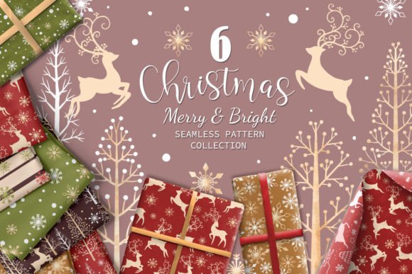 Download Whimsical Winter &amp; Christmas Pattern III - Pattern Collection