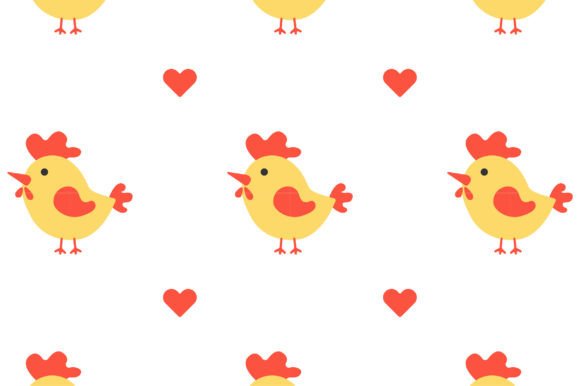 Download Cute Baby Pattern. Cheerful Chickens. - Pattern Collection