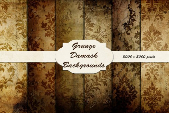 Download Grunge Damask Pattern Backgrounds - Pattern Collection