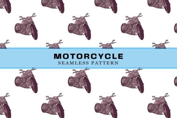 Download Motorcycle Seamless Pattern - Pattern Collection