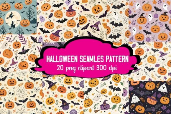 Download Halloween Seamles Pattern - Pattern Collection