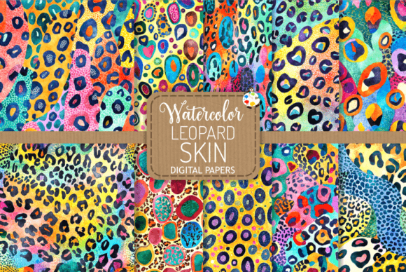 Download Funky Leopard Skin Background Patterns - Pattern Collection