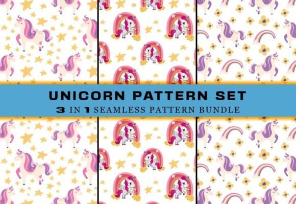 Download Unicorn Seamless Pattern Digital Papers - Pattern Collection