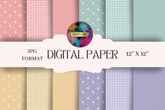 Download 12 Spring Pastel Patterns - Pattern Collection