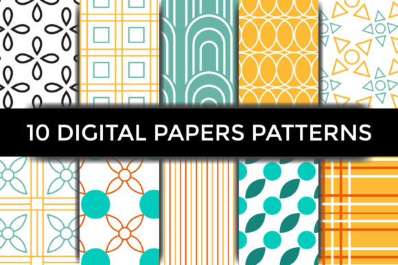 Download Colorful Digital Paper Pattern - Pattern Collection
