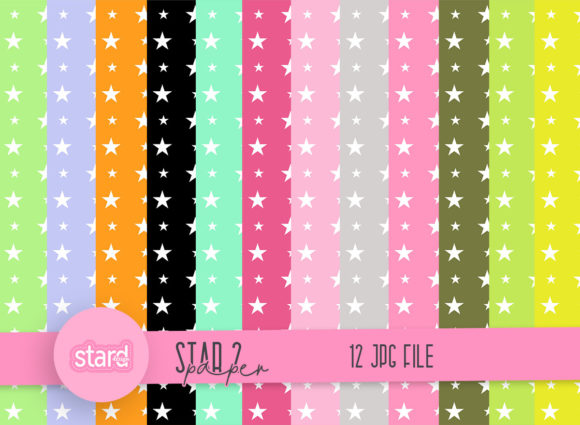 Download Digital Paper Star Pattern - Pattern Collection