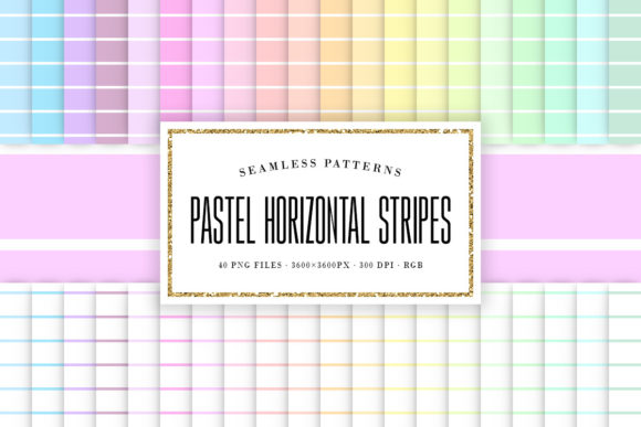 Download Pastel Horizontal Stripes Patterns - Pattern Collection