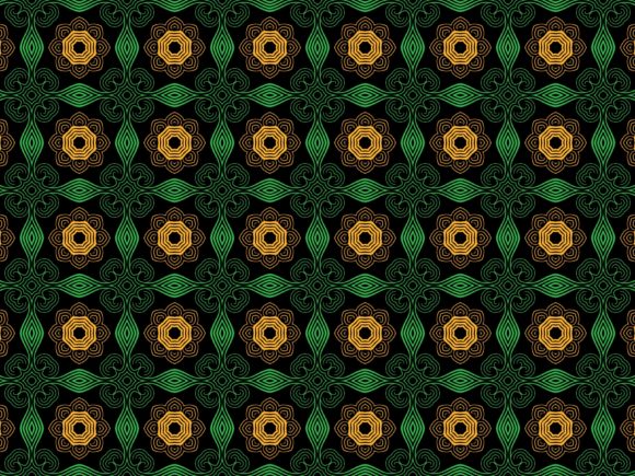 Download Mandala with a Four-leaf Star Pattern - Pattern Collection