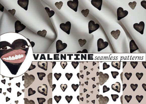 Download Valentine's Day Seamless Pattern, Hearts - Pattern Collection