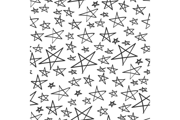 Download Doodle Star Pattern. Seamless Hand Drawn - Pattern Collection