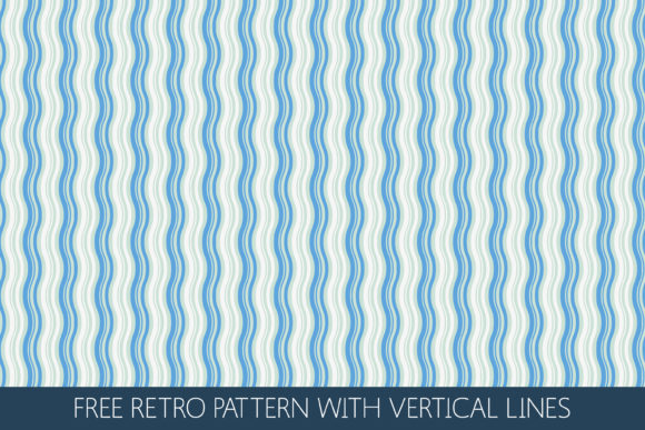 Download Free Retro Pattern with Vertical Lines - Pattern Collection