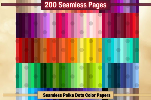 Download Seamless Polka Dots Pattern Papers - Pattern Collection