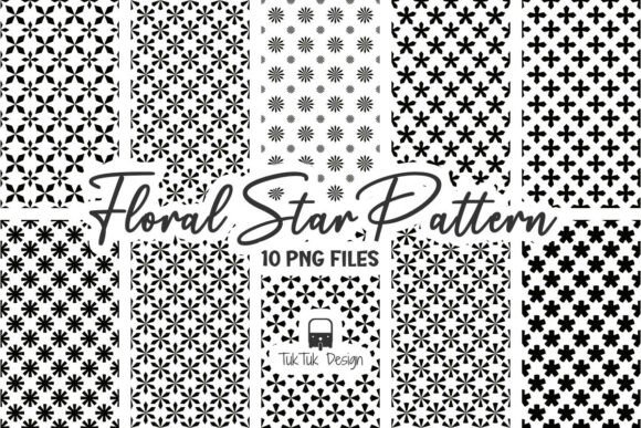 Download Geometric Floral Star Pattern Bundle - Geometric Collection