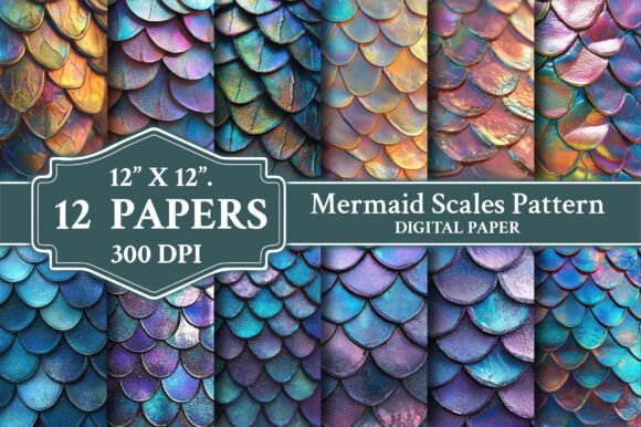 Download Mermaid Scales Pattern Backgrounds - Pattern Collection