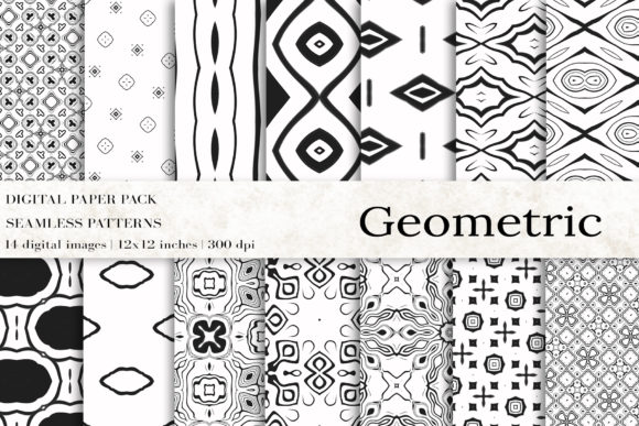Download Geometric Digital Papers - Geometric Collection