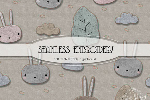 Download Seamless Baby Pattern Embroidery - Pattern Collection