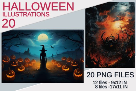 Download Halloween Background Illustrations AI - Premium Resources