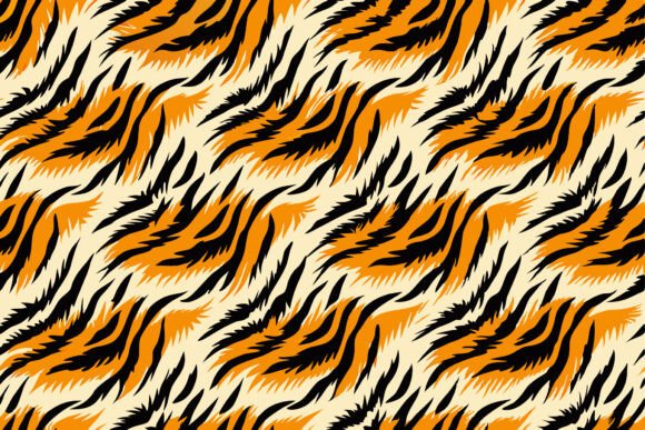 Download SVG Tiger Print Texture Seamless Pattern - Pattern Collection
