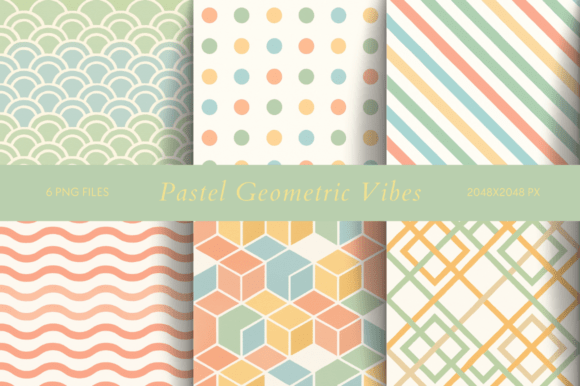 Download Pastel Geometric Vibes - Geometric Collection