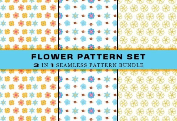 Download Summer Flower Seamless Pattern Bundle - Pattern Collection