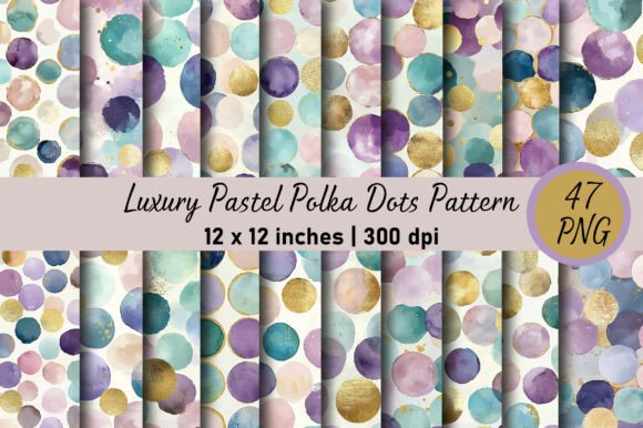 Download Luxury Pastel Polka Dots Pattern - Pattern Collection