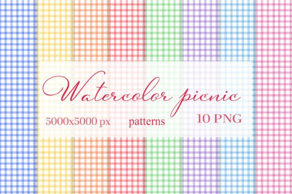 Download Seamless Picnic Pattern, Gingham Print - Pattern Collection