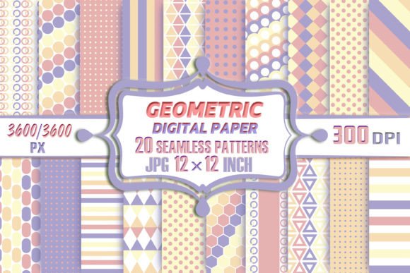 Download Purple and Pastel Geometric Patterns - Geometric Collection