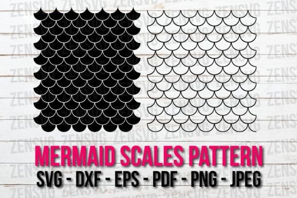Download Mermaid Scales Pattern SVG Cut File - Pattern Collection