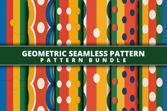 Download Colorful Geometric Seamless Patterns - Geometric Collection