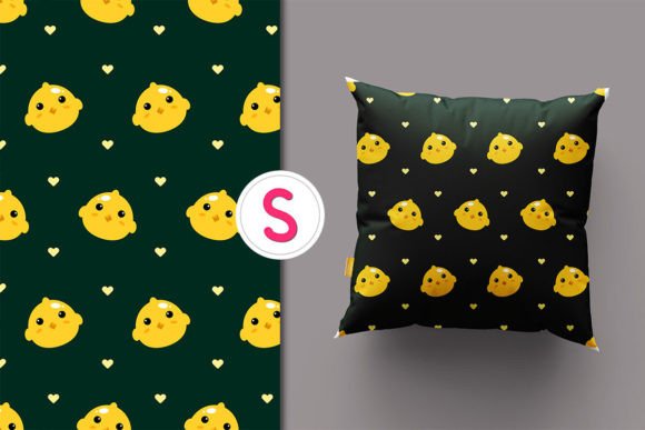 Download Cute Baby Pattern. Cheerful Chickens. - Pattern Collection