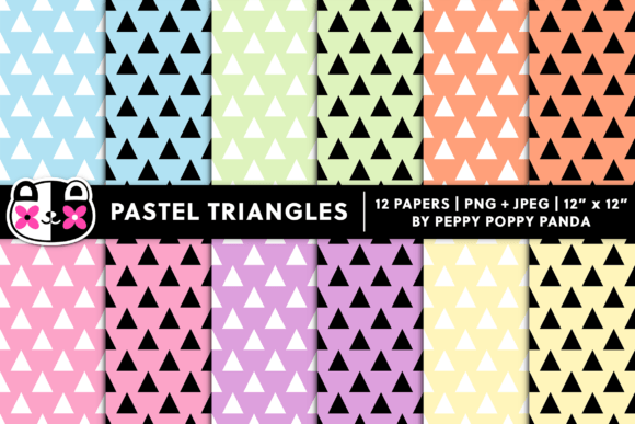 Download Pastel Triangle Geometric Patterns - Geometric Collection