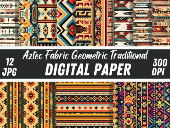 Download Aztec Fabric Paper Pattern Background - Pattern Collection