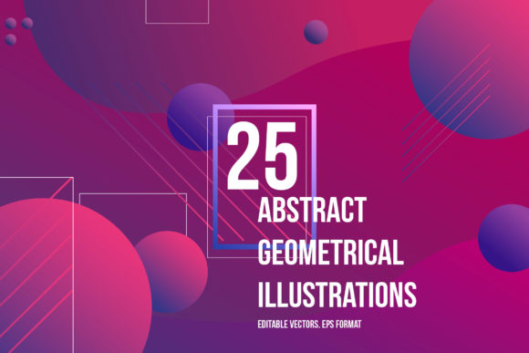 Download Abstract Geometrical Illustrations - Geometric Collection