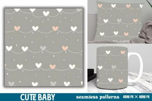 Download Cute Baby Pastel Digital Papers Pattern - Pattern Collection