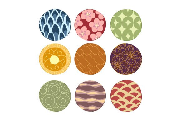 Download Asian Traditional Patterns Collection in - Pattern Collection
