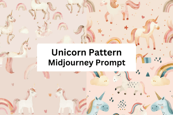 Download Ai Prompt for Unicorn Pattern - Pattern Collection