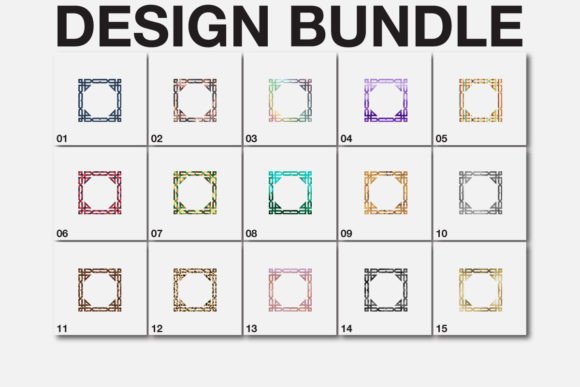 Download Patterned Frame SVG Sublimation Bundle - Pattern Collection