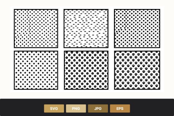 Download Black White Seamless Pattern Set - Pattern Collection