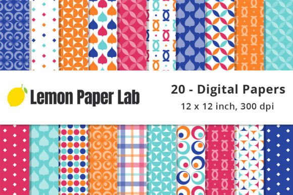 Download Bright Geometric Printable Paper - Geometric Collection