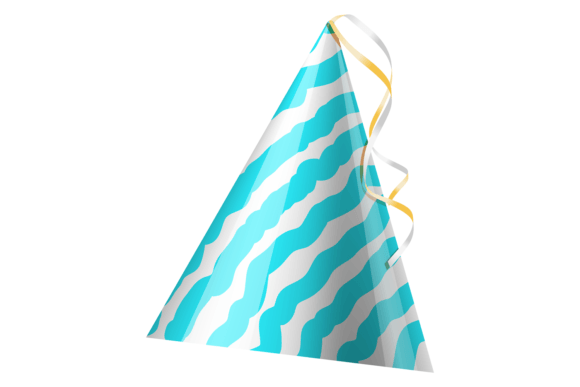 Download Patterned Party Hat. Realistic Festive P - Pattern Collection