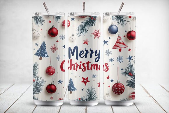 Download Christmas Patterned Design Tumbler Wrap - Pattern Collection
