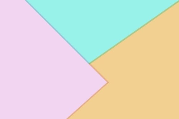 Download Minimal Geometric Pastel Paper Cut Bg - Geometric Collection
