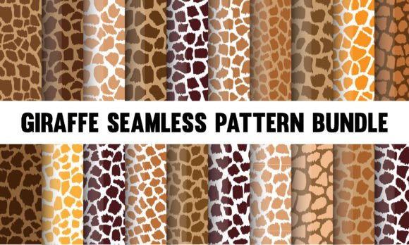 Download Giraffe Seamless Pattern Bundle - Pattern Collection