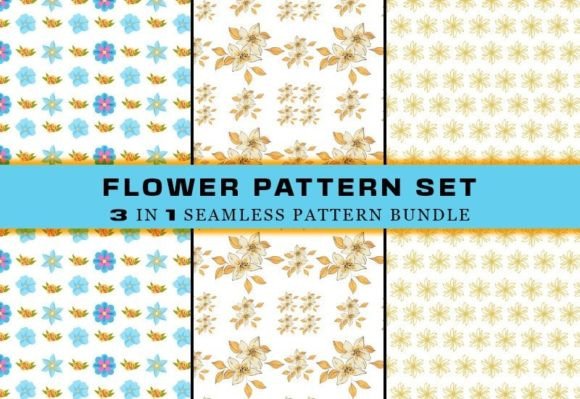 Download Summer Flower Seamless Pattern Bundle - Pattern Collection