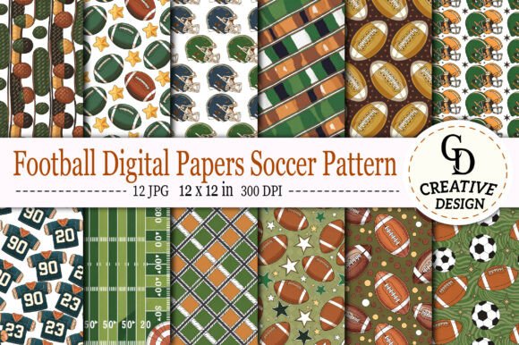 Download Football Digital Papers Soccer Pattern - Pattern Collection